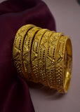 GOLD PLATED SQUARE BANGLES