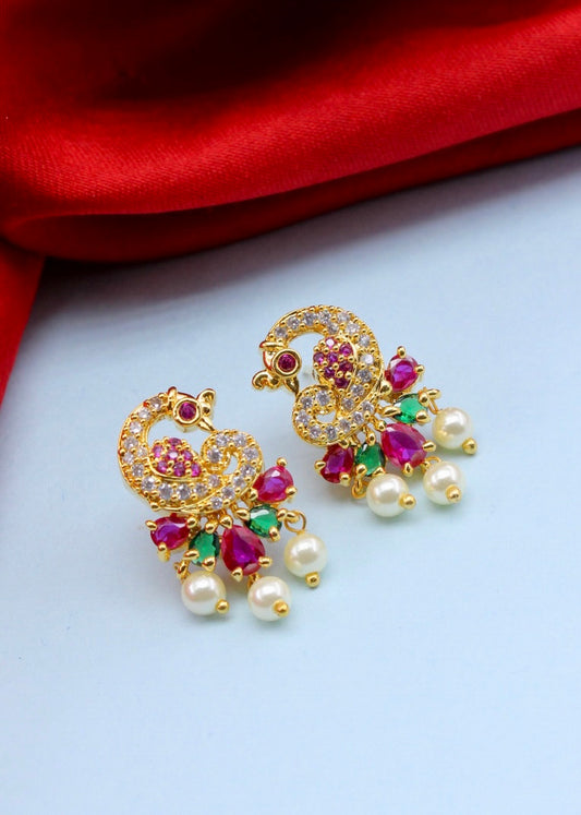 ATTRACTIVE PEACOCK STUDS