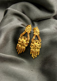 GOLD PLATED FLOWERET EARRINGS