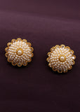 BLOOMING PEARLY EAR STUDS
