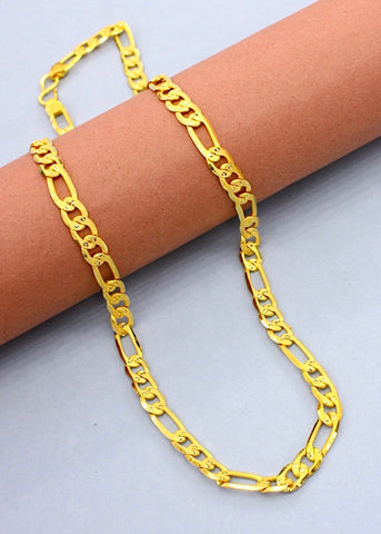 SACHIN TENDULKAR INSPIRED ELEGANT GOLD CURB FASHION CHAIN sachin Chain  designs for mens,gold chai… | Gold chains for men, Gold chain jewelry, Gold  bridal necklace