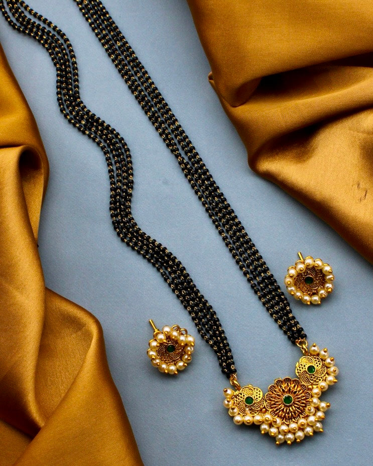 CLASSY PEARL MANGALSUTRA