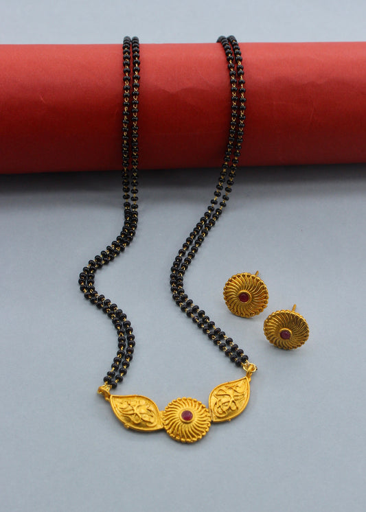 DAZZLING FLORAL MANGALSUTRA