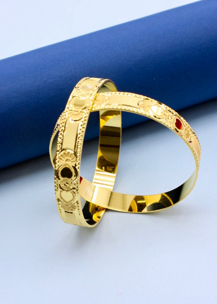 STUNNING GOLD PLATED BANGLES