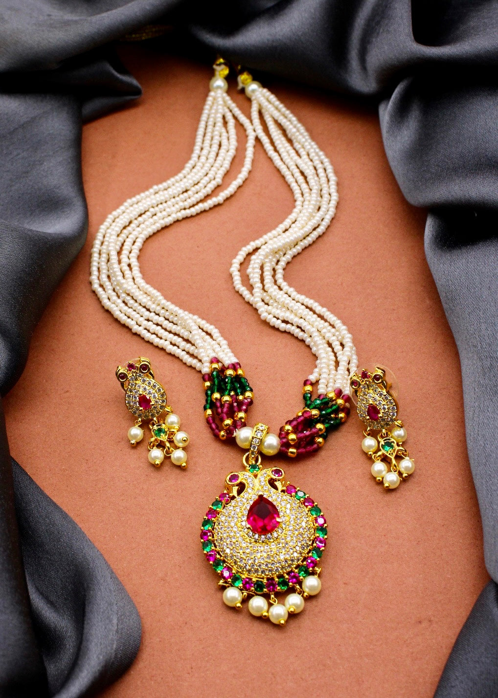 PEACOCK DESIGNER NECKLACE