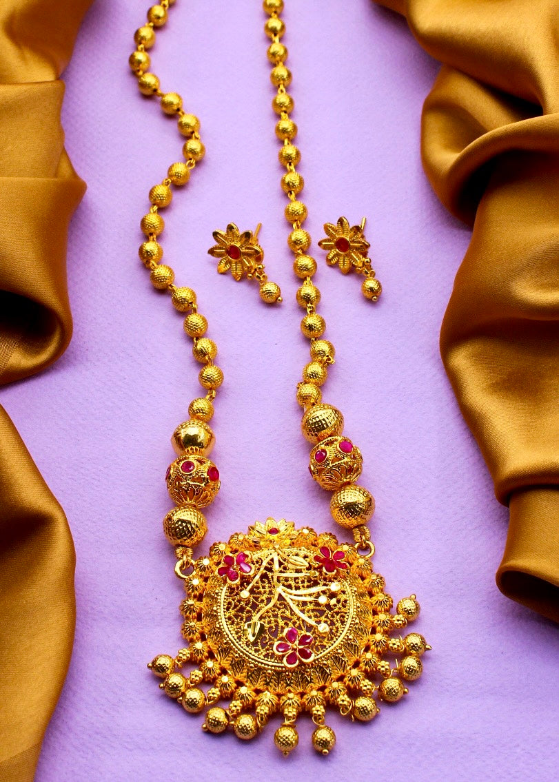 DESIGNER FLORET NECKLACE