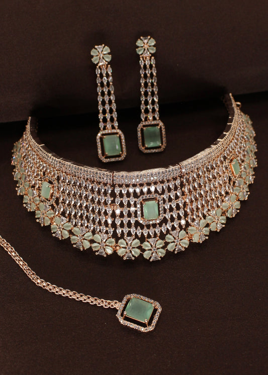 MASSIVE DIA BRIDAL NECKLACE