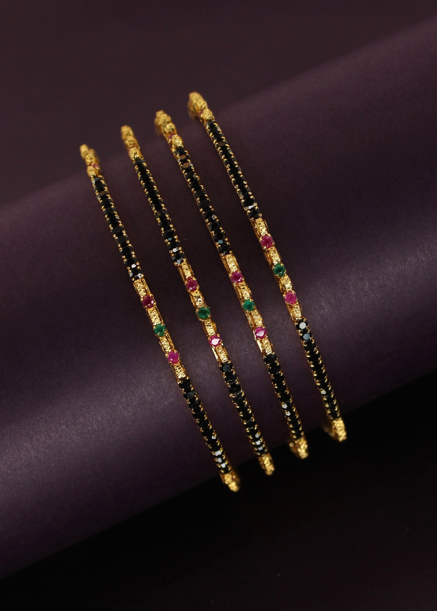 STUDDED DIA BANGLES
