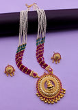 GODDESS LAXMI MOTI NECKLACE