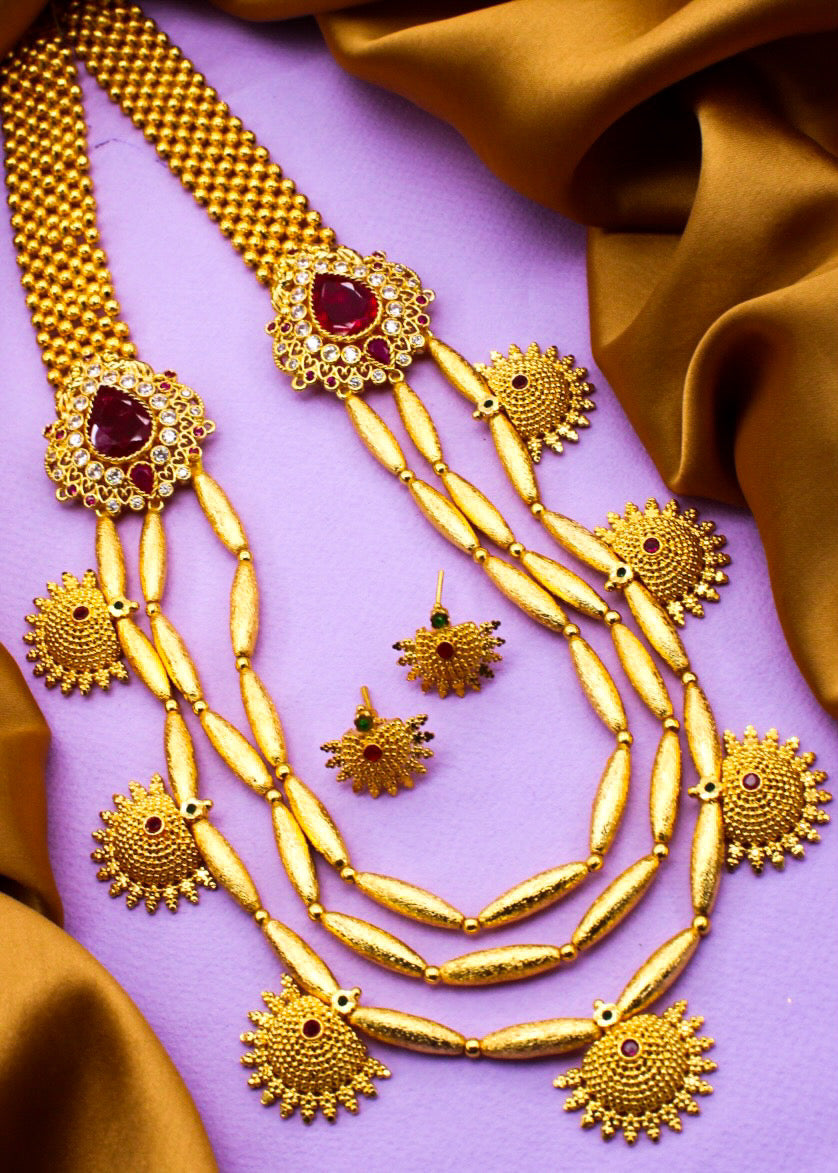 UNIQUE DESIGNER MALHAR NECKLACE
