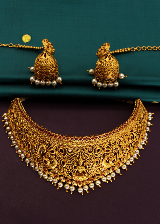 TEMPLE DESIGNER CHOKER SET