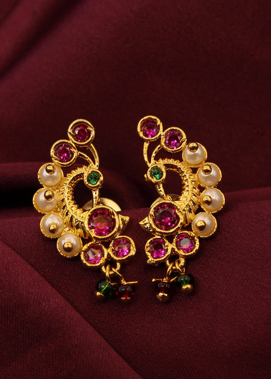 GORGEOUS PEACOCK EARRINGS