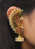 EXQUISITE FLORAL EAR-CUFFS