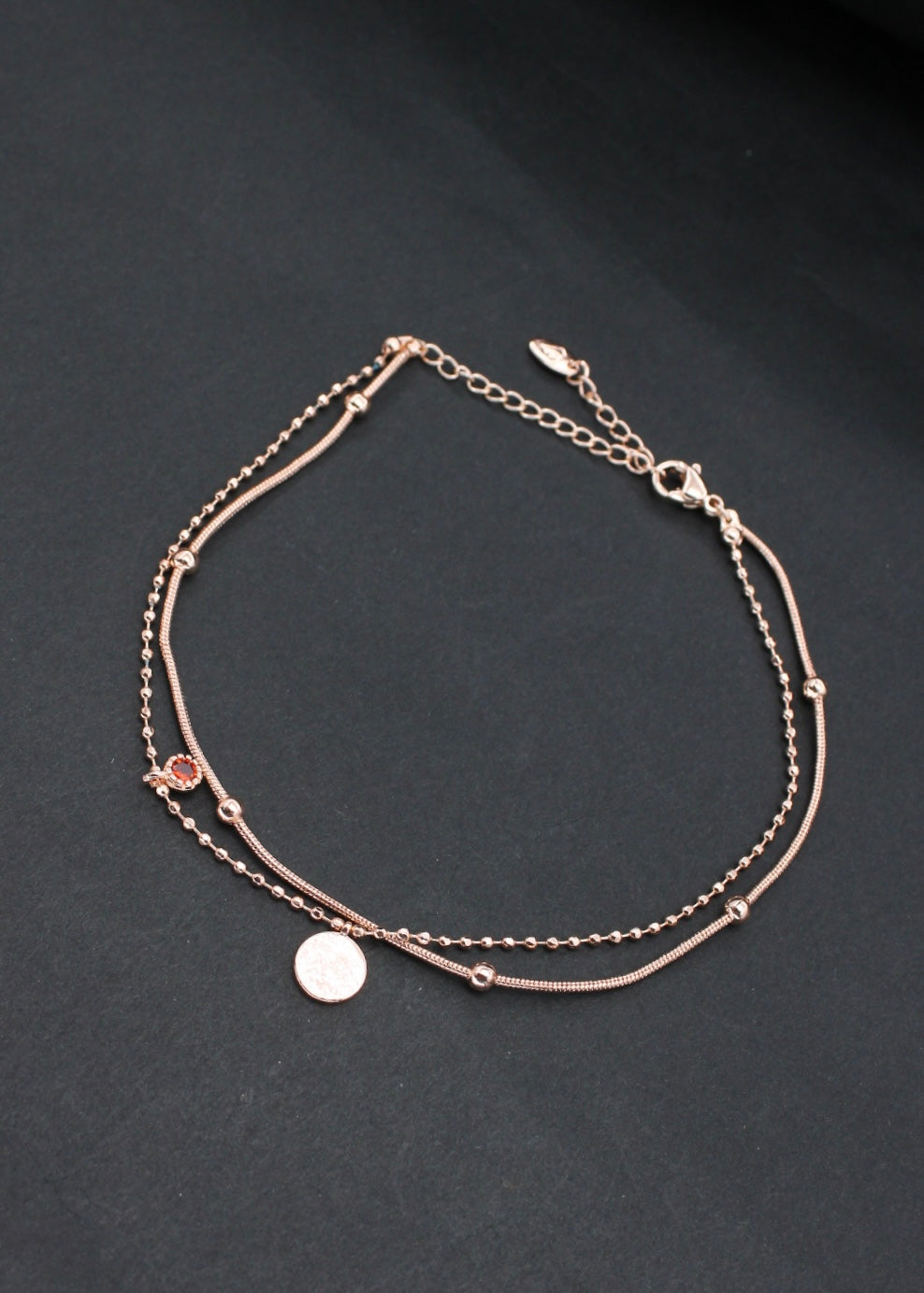 CHARMING DIA ANKLET