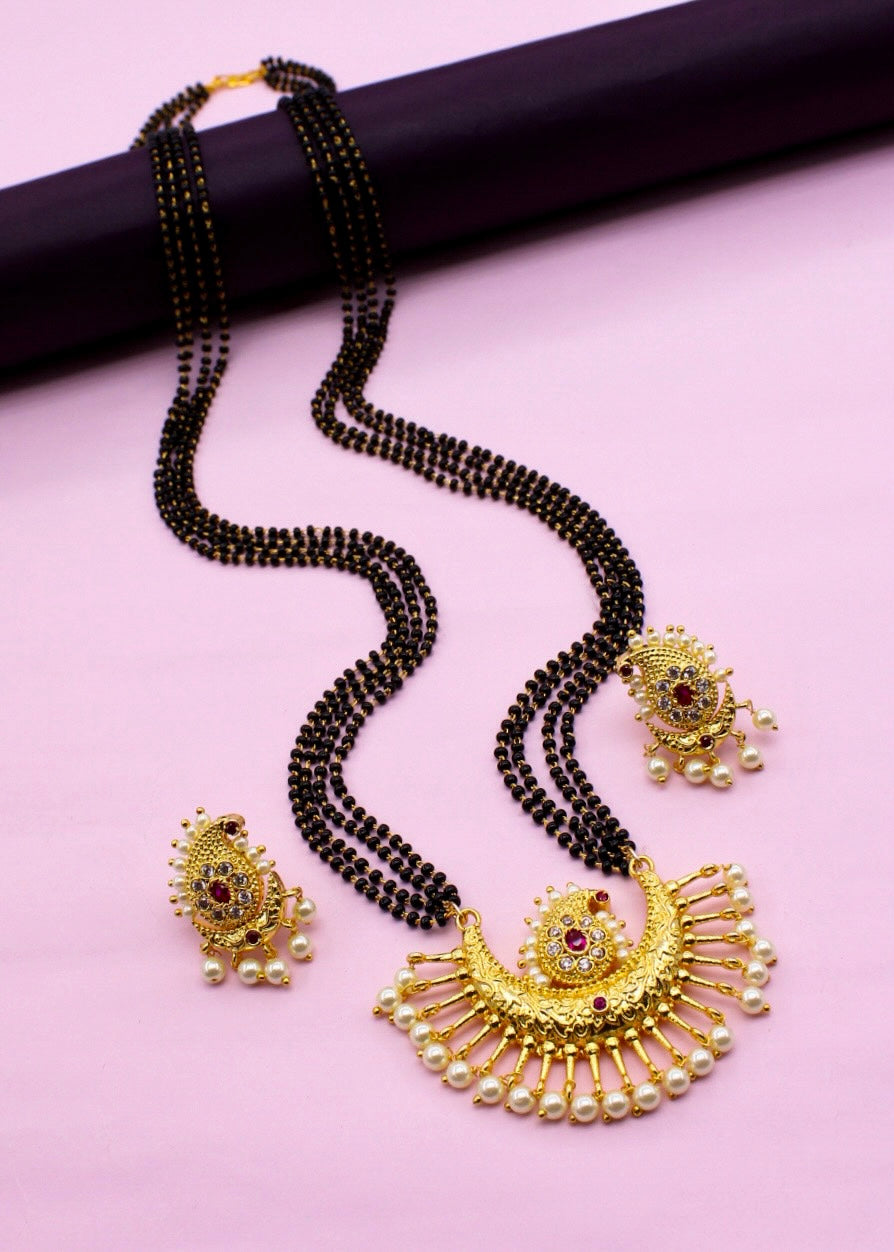 HALF MOON DESIGNER MANGALSUTRA