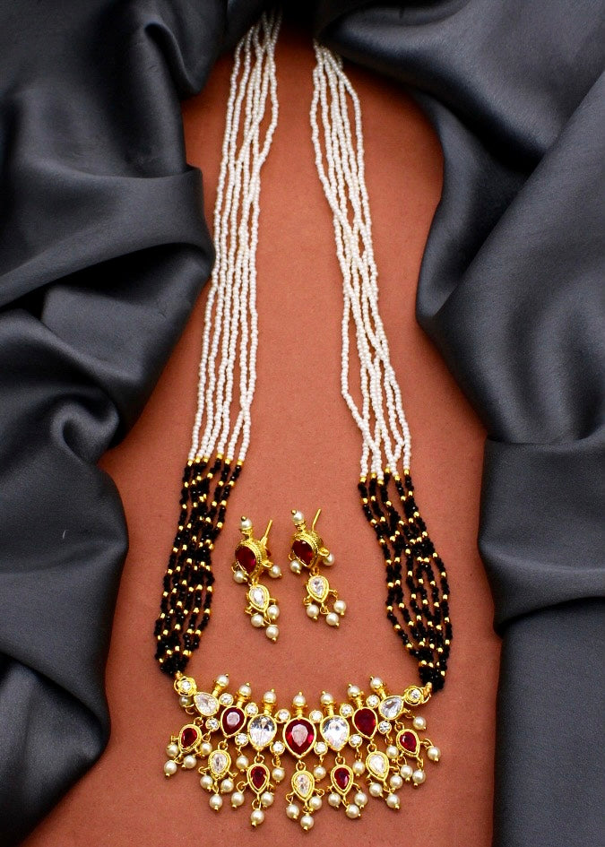 MULTI COLOUR TANMANI NECKLACE