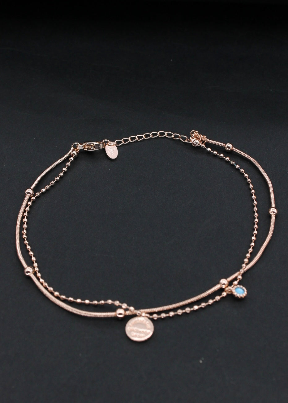 CHARMING DIA ANKLET