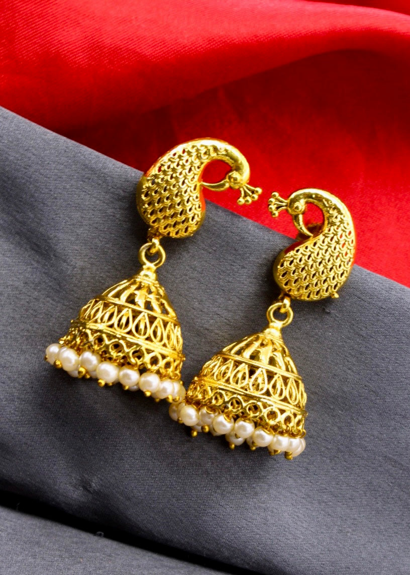 DESIGNER PEACOCK JHUMKI