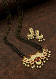 OPULENT PEACOCK MOTI MANGALSUTRA