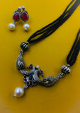 OXIDISED PEACOCK MANGALSUTRA