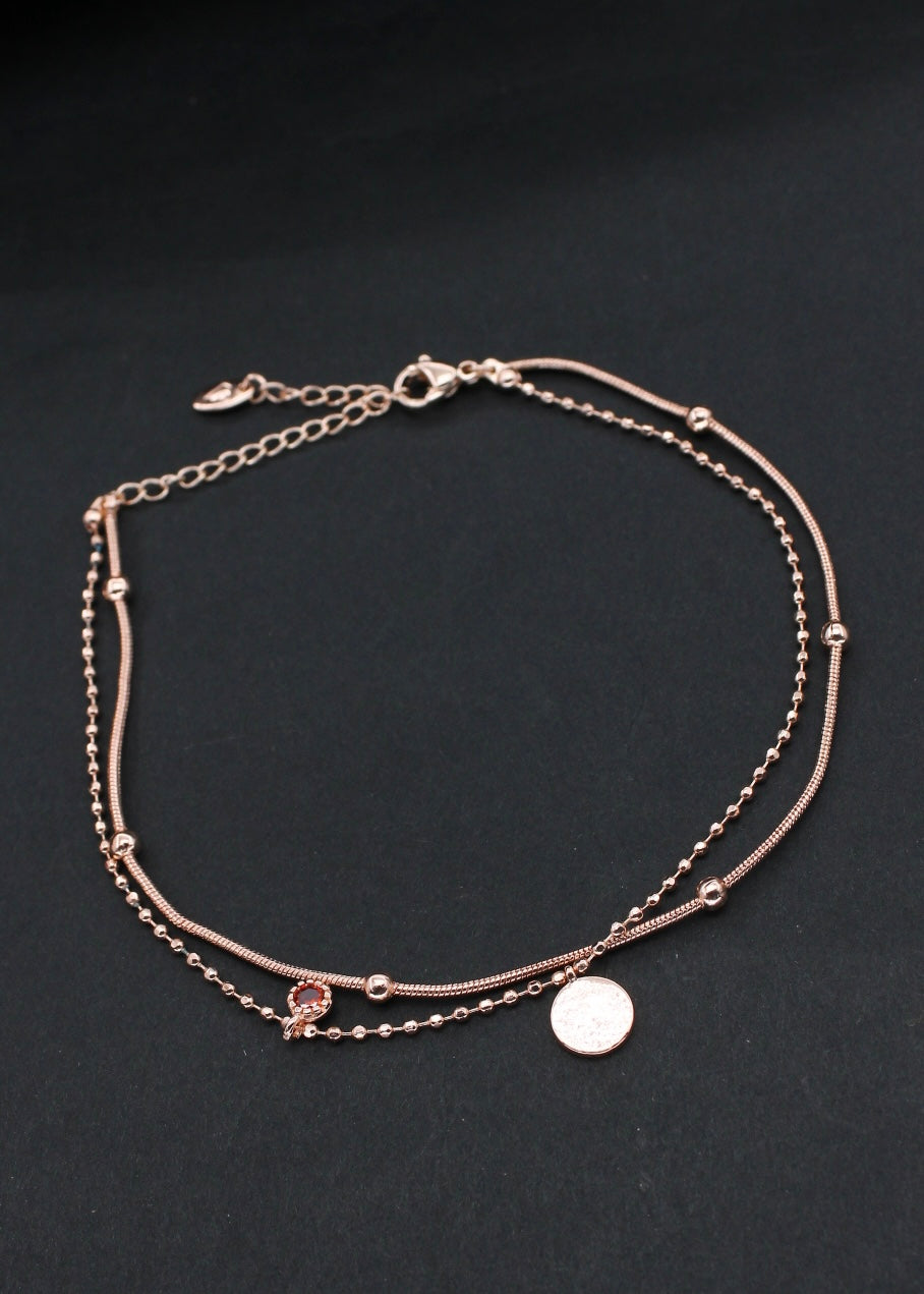 CHARMING DIA ANKLET