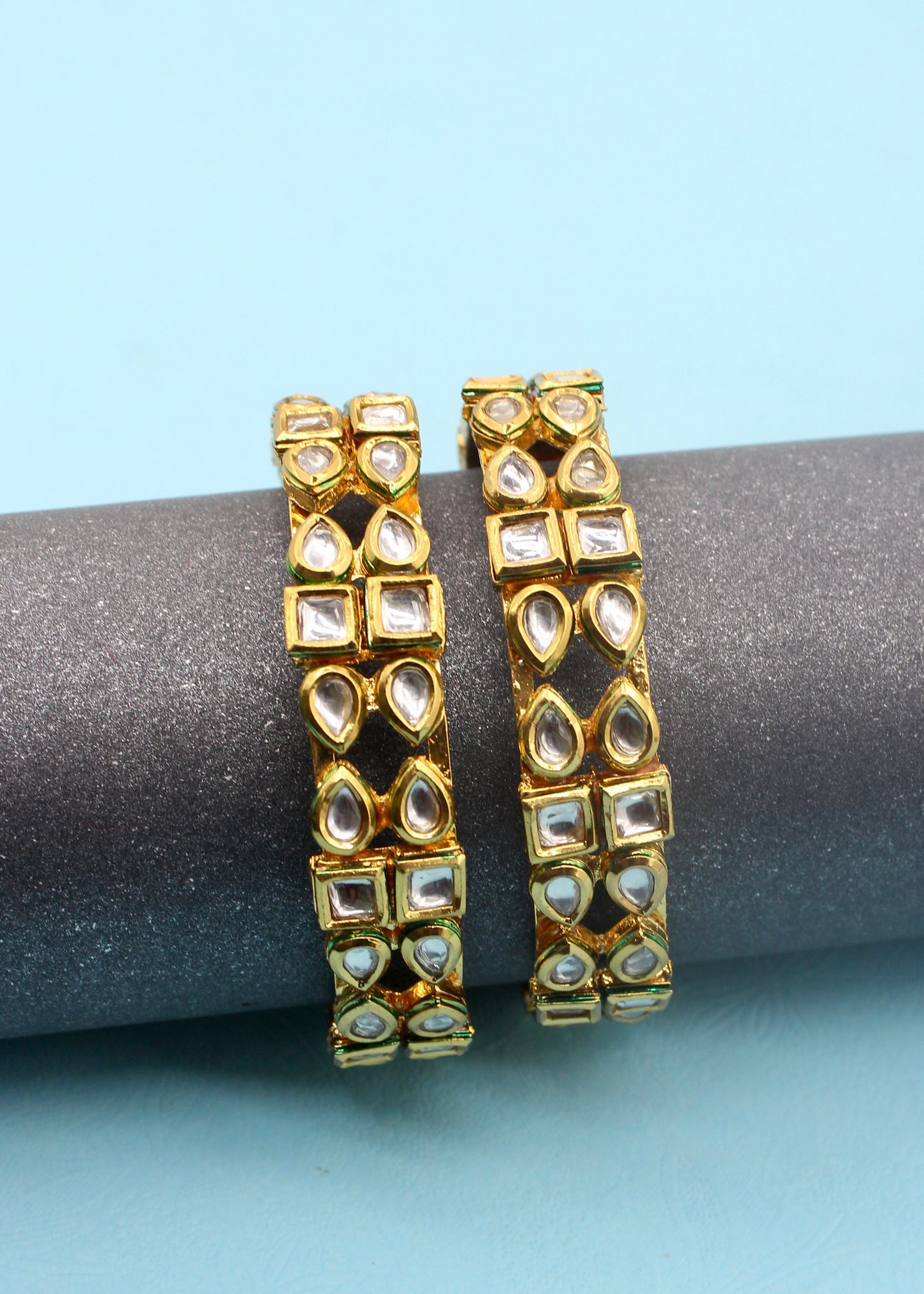 STUNNING KUNDAN BANGLES