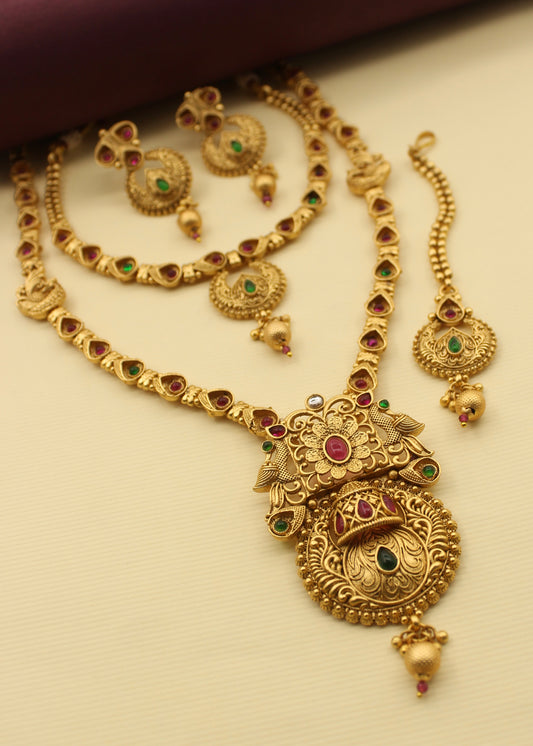 SPLENDID FLORAL PEACOCK COMBO SET