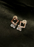 DIA SQUARE SHAPE EARRINGS