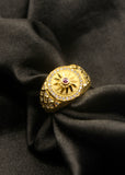 RADIANT GOLD PLATED MEN'S RING