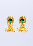 OVAL SHAPE JHUMKI EARRINGS