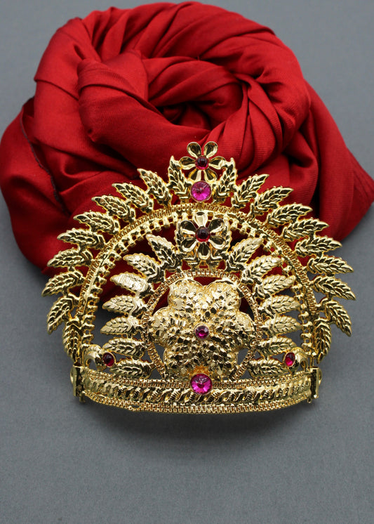 MAJESTIC FLORET GANESHA MUKUT