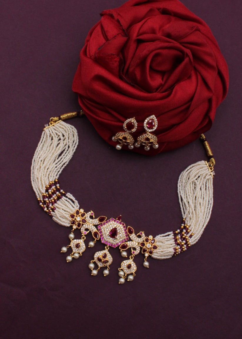 IMPERIAL PEARL CHOKER NECKLACE