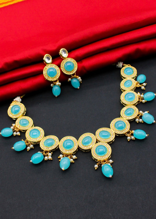 MULTI COLOUR STONE NECKLACE