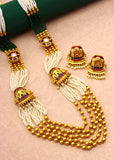 CLASSIC TEMPLE MOTI NECKLACE