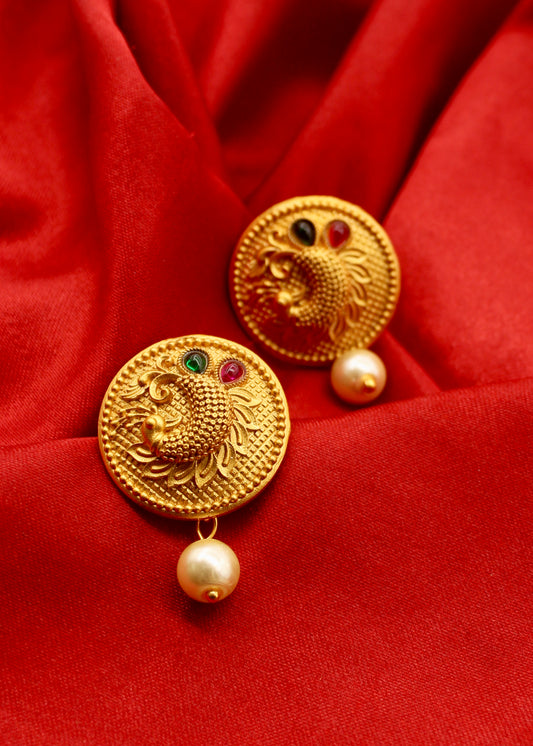 CLASSIC PEACOCK EARRIN--GS