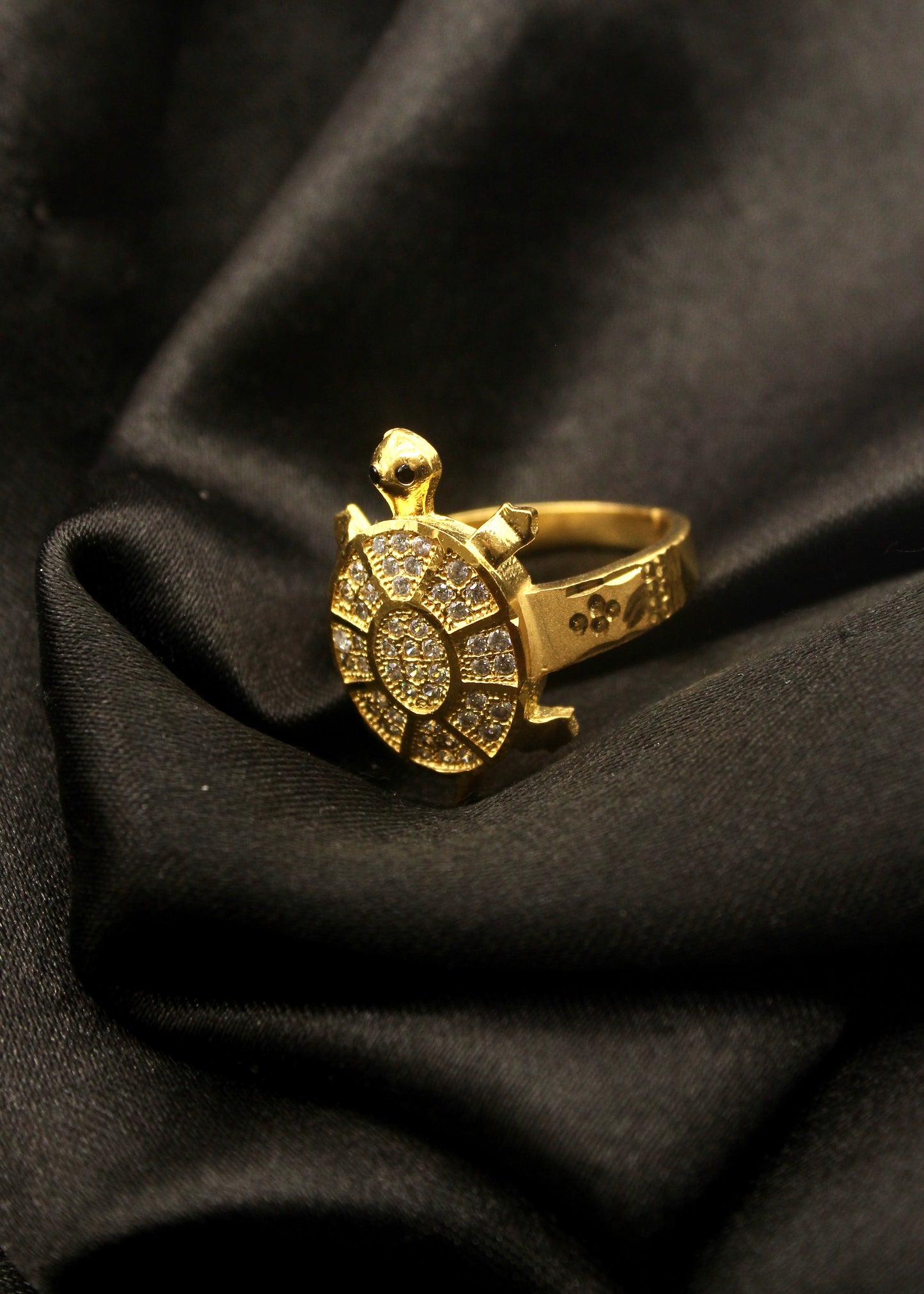 DESIGNER TORTOISE GOLDEN MEN'S RING