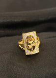 TRISHUL DESIGNER GOLDEN RING