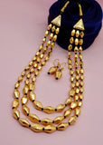 3 LAYER DHOLKI BEADS NECKLACE