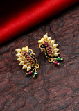 PEAFOWL DESIGNER MOTI EARRINGS