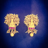 PESHWAI GOLDEN BEADS EARRINGS