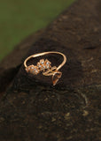 ROSE -GOLD BUTTERFLY RING