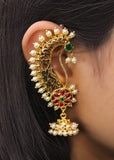 EXQUISITE FLORAL EAR-CUFFS