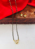 RED STONE PENDENT MANGALSUTRA
