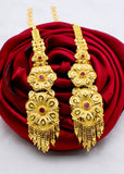 DELIGHTFUL GOLDEN KANCHAIN WITH EARRINGS