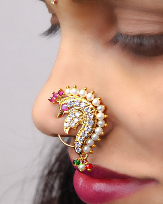 PEACOCK DESIGNER NATH