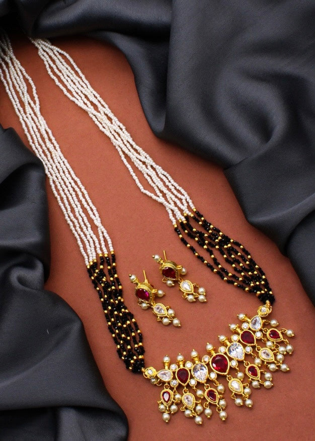 MULTI COLOUR TANMANI NECKLACE