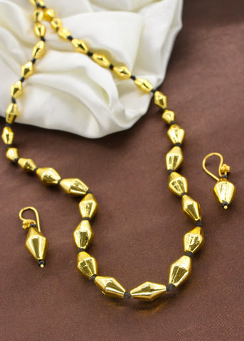 TRADITIONAL DHOLKI BEADS NECKLACE