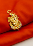 ENTICING GOLD PLATED GANESH PENDANT