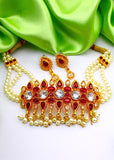 DAZZLING MOTI CHOKER SET