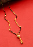 IMPRESSIVE GOLDEN BEADS MANGALSUTRA